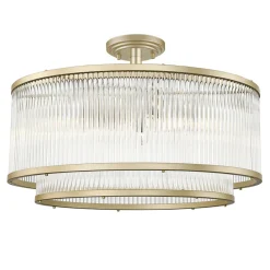Zumaline Lampa sufitowa złota SERGIO 50 cm