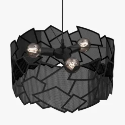 Luminex Lampy Wiszące^Lampa wiszaca czarna CAMO III