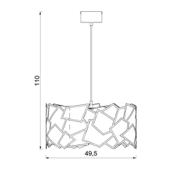 Luminex Lampy Wiszące^Lampa wiszaca czarna CAMO III