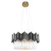 Best Zumaline Lampa wiszaca glamour czarno-złota ROTTA
