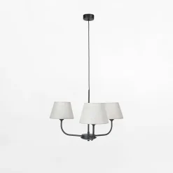 New TK Tomasz Krywult Lampa wisząca 3 abażury CHICAGO LINEN