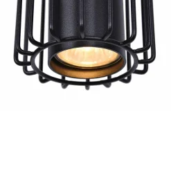 inny Lampy Wiszące^Lampa wisząca 3 klosze listwa czarna FALCON