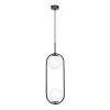 inny Lampy Wiszące^Lampa wisząca 2 kule czarna PARVA