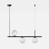 Outlet domiluce Lampa wisząca 3 kule czarna FARO