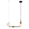 inny Lampy Wiszące^Lampa wisząca 4 kule czarna FERRAND