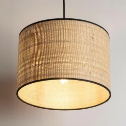 Discount TK Tomasz Krywult Lampa wisząca abażur rafia plecionka LIBERIA 30 cm