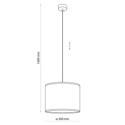 Discount TK Tomasz Krywult Lampa wisząca abażur rafia plecionka LIBERIA 30 cm