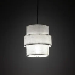 Best TK Tomasz Krywult Lampa wisząca biała CALISTO fi 20 cm