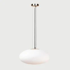 Outlet domiluce Lampa wisząca biało-złota UFO 40 cm
