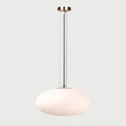 Outlet domiluce Lampa wisząca biało-złota UFO 40 cm