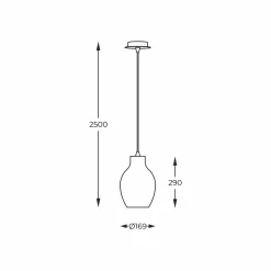 Zumaline Lampy Wiszące^Lampa wisząca BRESSO P19066A-D18