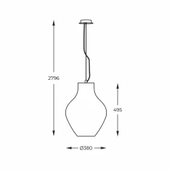 Discount Zumaline Lampa wisząca BRESSO P19066A-D38
