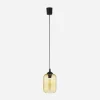 Clearance TK Tomasz Krywult Lampa wisząca bursztynowy klosz MIX fi 14 cm