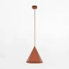 Clearance TK Tomasz Krywult Lampa wisząca ceglana czerwień CONO