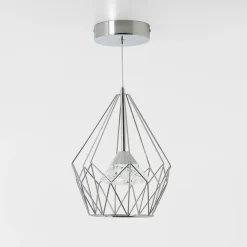 Discount Zumaline Lampa wisząca chrom AMY