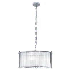 Zumaline Lampy Wiszące^Lampa wisząca chrom MARMO 50 cm