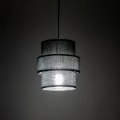 TK Tomasz Krywult Lampy Wiszące^Lampa wisząca czarna CALISTO fi 20 cm