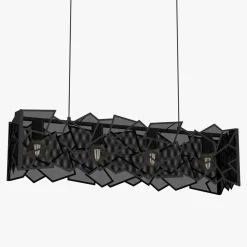 Luminex Lampa wisząca czarna CAMO IV