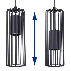 inny Lampy Wiszące^Lampa wisząca czarna FALCON 3