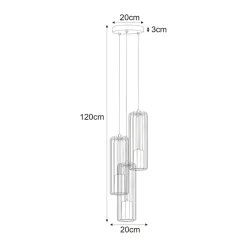 inny Lampy Wiszące^Lampa wisząca czarna FALCON 3