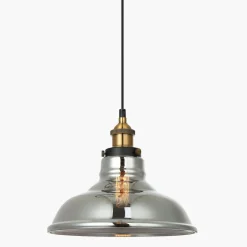Discount inny Lampa wisząca czarno-złota HUBERT