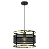 Luminex Lampy Wiszące^Lampa wisząca czarno-złota RIM