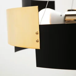 Hot domiluce Lampa wisząca czarno-złota TORI