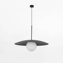 TK Tomasz Krywult Lampy Wiszące^Lampa wisząca czarny mat SLATE BLACK GLASS
