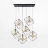 TK Tomasz Krywult Lampy Wiszące^Lampa wisząca designerska czarno-złota ALAMBRE VI