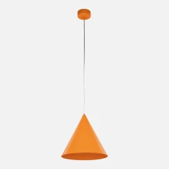 TK Tomasz Krywult Lampy Wiszące^Lampa wisząca geometryczna pomarańczowa CONO