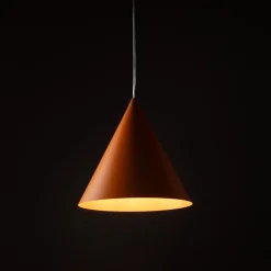 TK Tomasz Krywult Lampy Wiszące^Lampa wisząca geometryczna pomarańczowa CONO
