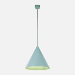 New TK Tomasz Krywult Lampa wisząca geometryczna miętowa CONO