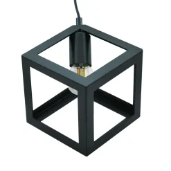 Lampy Wiszące^Lampa wisząca geometryczna czarna SWEDEN