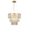 Discount Zumaline Lampa wisząca glamour złota TIFANNY