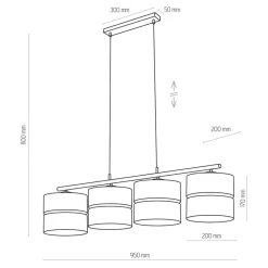 TK Tomasz Krywult Lampy Wiszące^Lampa wisząca HILTON 4342