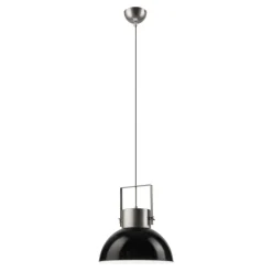 Discount inny Lampa wisząca industrialna czarna KIRA