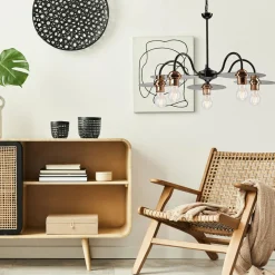 inny Żyrandole|Lampy Wiszące^Lampa wisząca industrialna czarna ALICE 5