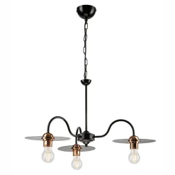 Sale inny Lampa wisząca industrialna czarna ALICE 3
