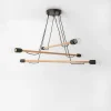TK Tomasz Krywult Lampy Wiszące^Lampa wisząca jasne drewno HELIX VI WOOD