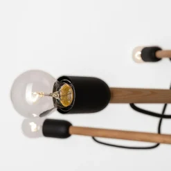 TK Tomasz Krywult Lampy Wiszące^Lampa wisząca jasne drewno HELIX VI WOOD
