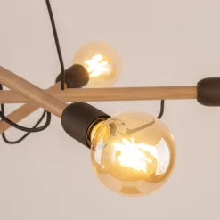 TK Tomasz Krywult Lampy Wiszące^Lampa wisząca jasne drewno HELIX VI WOOD