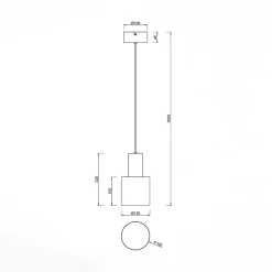 inny Lampy Wiszące^Lampa wisząca kawowa AGUDO