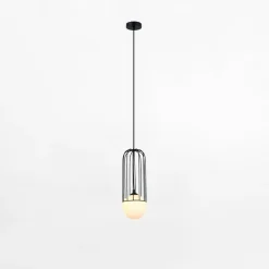 inny Lampy Wiszące^Lampa wisząca kula czarna SIMON