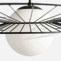 inny Lampy Wiszące^Lampa wisząca kula czarna ALISON