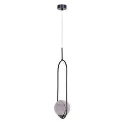 inny Lampy Wiszące^Lampa wisząca kula czarna DAVOS