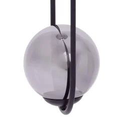inny Lampy Wiszące^Lampa wisząca kula czarna DAVOS