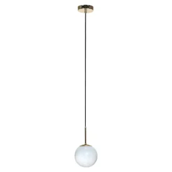 domiluce Lampy Wiszące^Lampa wisząca kula 1-punktowa złota AURORA