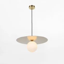 inny Lampy Wiszące^Lampa wisząca kula złota SPOLETTO