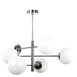 Outlet domiluce Lampa wisząca kule 6-punktowa chrom AURORA
