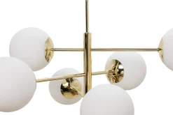 domiluce Lampy Wiszące^Lampa wisząca kule 6-punktowa złota AURORA